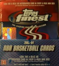 2003-04 Topps Finest Basketball Box