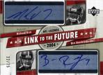 Michael Vick and Ben Roethlisberger Link to the Future Dual-Autographed Card