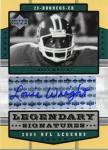 Louis Wright Legendary Signatures Card