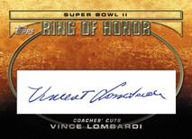 Vince Lombardi Autographed Card