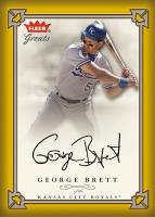 George Brett Gold Border Autographed Card