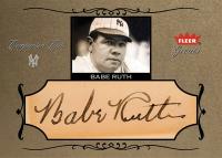 Babe Ruth Comparison Cuts Autograph Card
