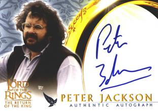Peter Jackson Autograph Card