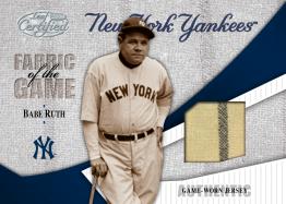 Babe Ruth Fabric of the Game Card