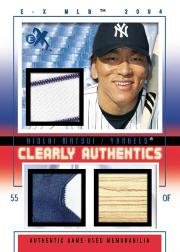 2004 Fleer E-X MLB Clearly Authentics Card - Hideki Matsui