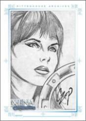 Art and Images of Xena: Warrior Princess Sketch Card