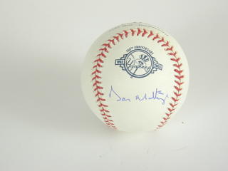 2004 Fleer Legacy MLB Autographed Baseball - Don Mattingly