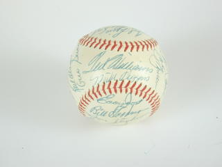 2004 Fleer Legacy MLB Autographed Baseball - Team Ball