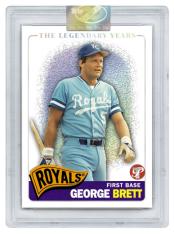 2005 Topps Pristine Baseball Legends Edition George Brett Card