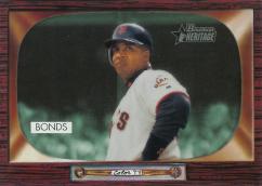 2004 Bowman Heritage Baseball Barry Bonds Card