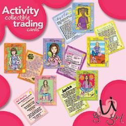 U GO GRL Activity Collectible Trading 
Cards