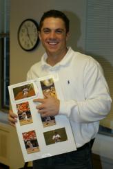 New York Mets David Wright Picking Photo for Topps Card