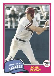 2005 Topps Fan Favorites John Elway Baseball Card