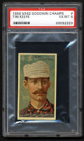 1888 N162 Goodwin Champs Tim Keefe PSA 6 Card