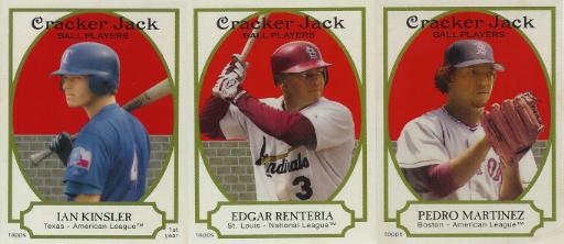 Sample 2005 Topps Cracker Jack Baseball SP Cards