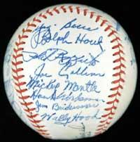 1951 New York Yankees Multi-Signed Baseball