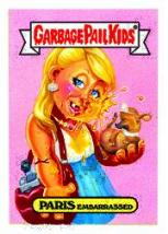Garbage Pail Kids Series 4 - Paris Embarrassed Sticker