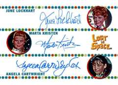 The Complete LOST IN SPACE Triple-Autograph Card