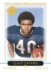 Topps 50th Anniversary Chicago Bears Gale Sayers Card