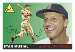 1955 Topps Baseball "The Missing Cards" - Stan Musial